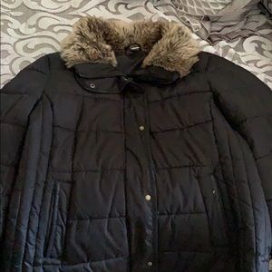 Maternity puffer coat